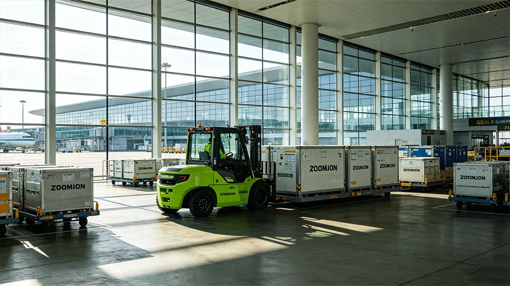 The Era of Smart Forklifts Arrives: ZOOMLION Digital Forklifts Power Smart Factory Upgrades